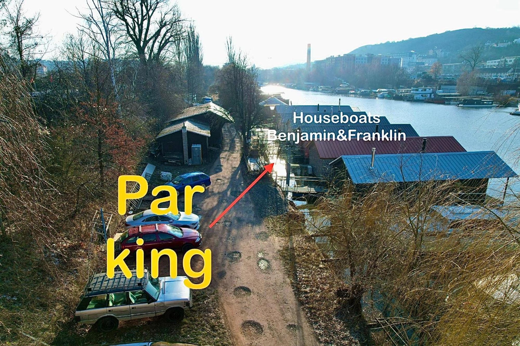 Houseboat Benjamin - Houseboats Benjamin & Franklin Praga Exterior foto